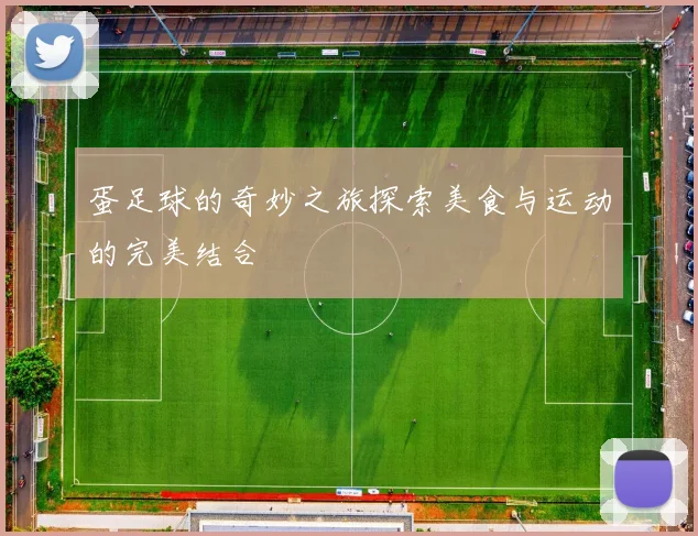 蛋足球的奇妙之旅探索美食与运动的完美结合